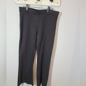 Betabrand wide leg gray trouser pants